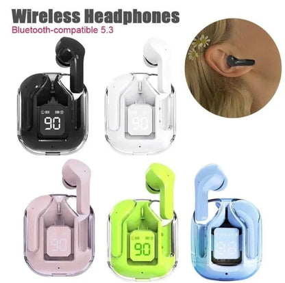 Air31 Earbuds Wireless Crystal Transparent Body ( Random Color )