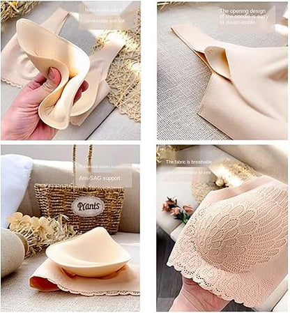 New Arrivals Thai Latex Bra Women One Piece Wire Free Seamless Underwear Comfortable Sports Bras